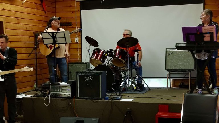 Gerry McArthur, Maurice Betournay, and Tanya McArthur were among the talented musicians who performed at the Pioneer Club Atikokan's Sunday JAM Wrap-up on May 25th.