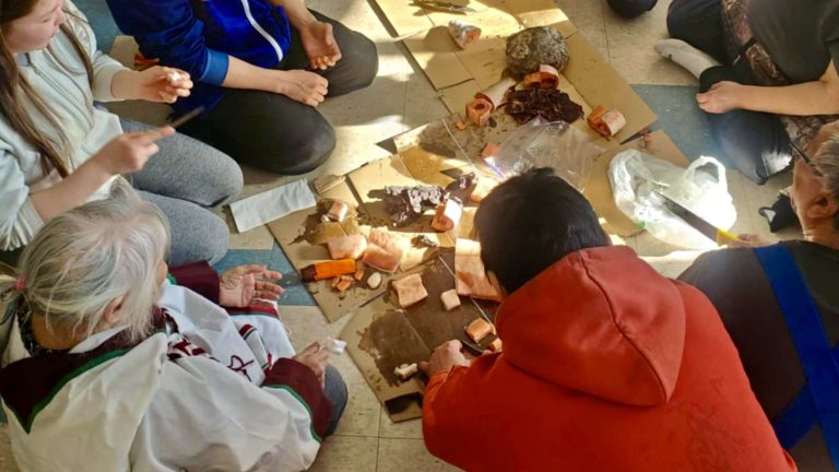 In Arviat, generations gather to share maktaaq—whale skin and blubber—carrying on traditions through food, memory, and kinship. In every slice, every taste, there is a reminder: food is more than nourishment. It’s how we belong.