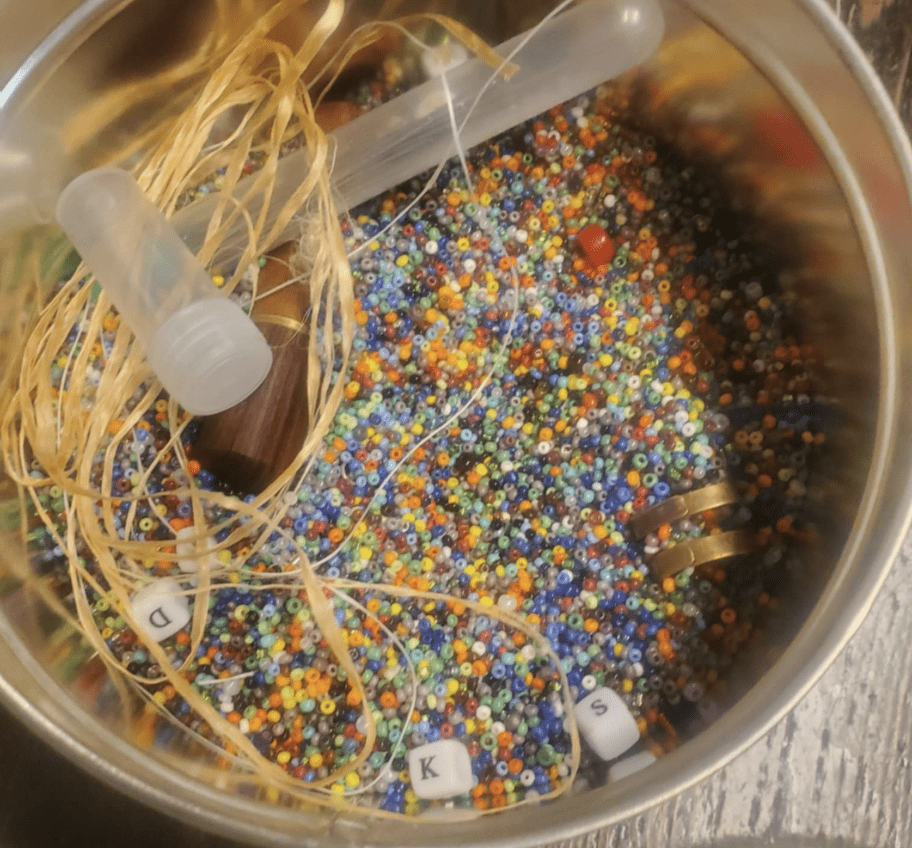 Beading is at the heart of how we make our Qauruti, each colour and pattern carrying meaning from our families and community. As we learn and bead together, we’re strengthening our skills and passing on knowledge that connects generations.