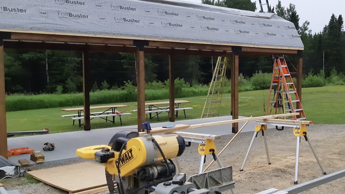 Construction of the Dyment Community Pavilion is almost complete. The new space will be ready for Canada Day, July 1st.