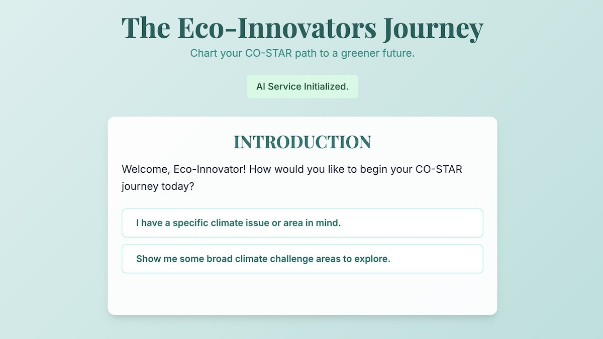 This week, our Digital Arts and Climate Entrepreneurship program has been buzzing with creative energy as we dive into "The Eco-Innovators Journey"! We're exploring how gamification can transform big ideas, like climate entrepreneurship, into something truly approachable and fun.
