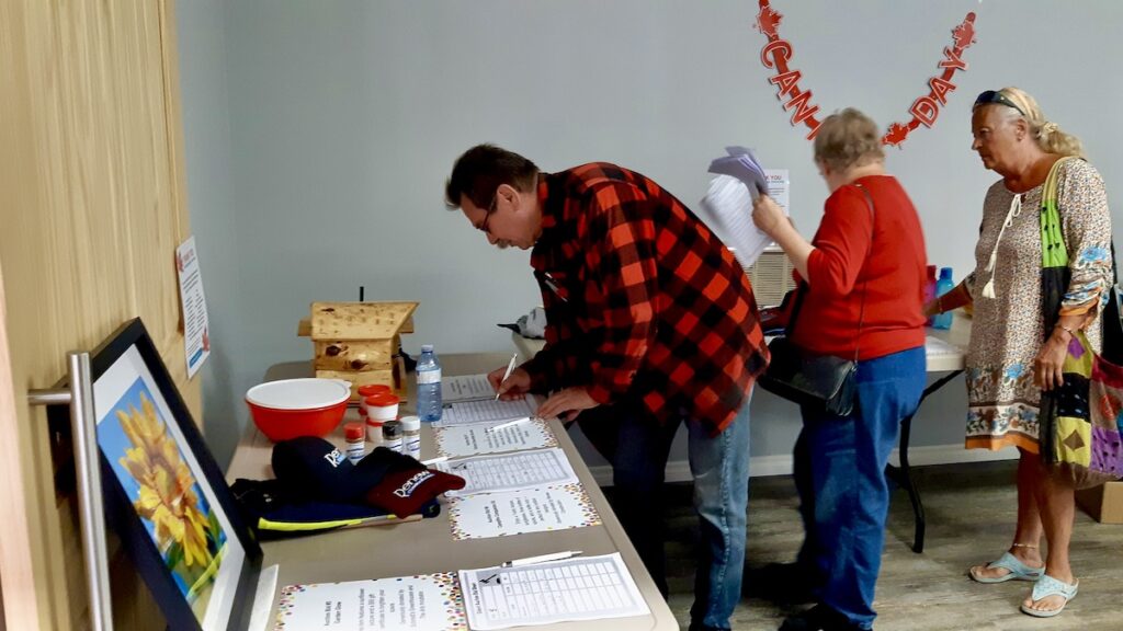 This year's first Silent Auction raised $523 to support recreation programs in the township.