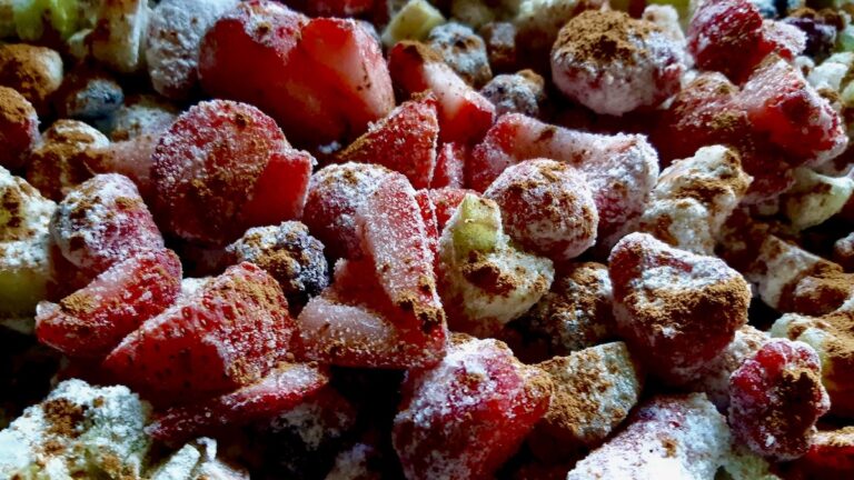 Art you can eat: A taste of summer straight from the garden. This rhubarb and berry crisp is a perfect representation of the season's bounty.