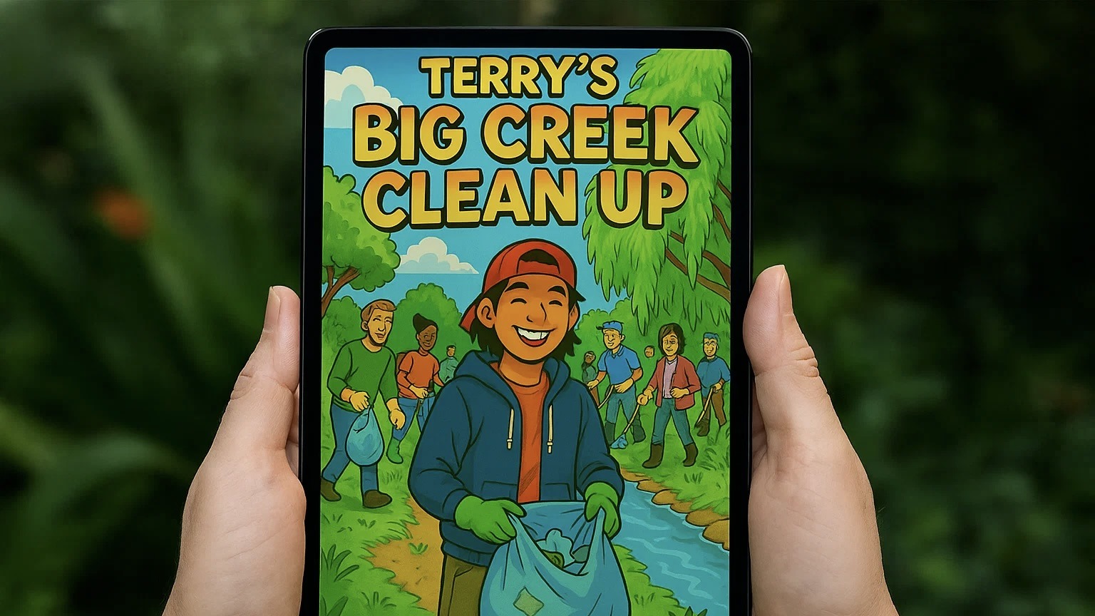 The latest short story, "Terry's Big Creek Clean Up" by Jamie Bell, brings an important message about environmental stewardship to young readers. The story centers on Terry, a boy who finds his beloved creek littered with trash and takes it upon himself to restore its natural beauty, inspiring others to respect the dignity of nature. Published by The Arts Incubator Winnipeg and the Art Borups Corners Storytelling Club in Northwestern Ontario.