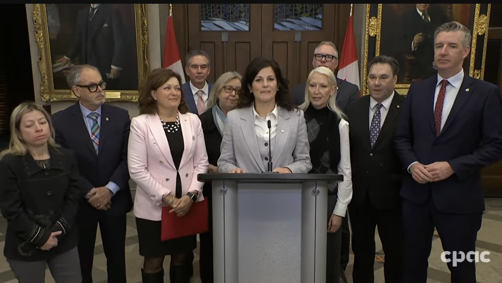 Members of Parliament representing all of Canada's political parties gathered on Parliament Hill today for a news conference launching National Kindness Week.