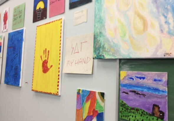 There's nothing more fun than planning a simple community art workshop and mini exhibition.