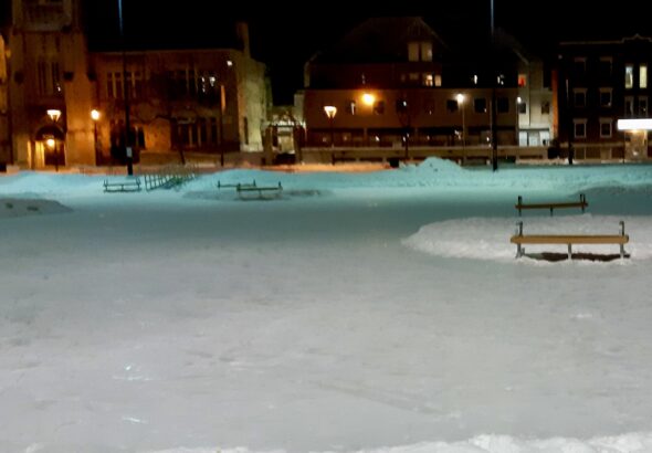 Winter Benches - Winnipeg Photography