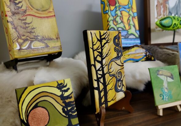 These beautiful paintings were created by Northwestern Ontario artist Leanne Nicholson.