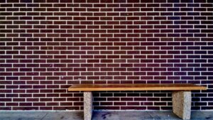 Against a stark brick backdrop, this unassuming Windsor bench serves as an open-air boardroom where artists gather to dissect concepts, share stories, and connect under the open Canadian sky.