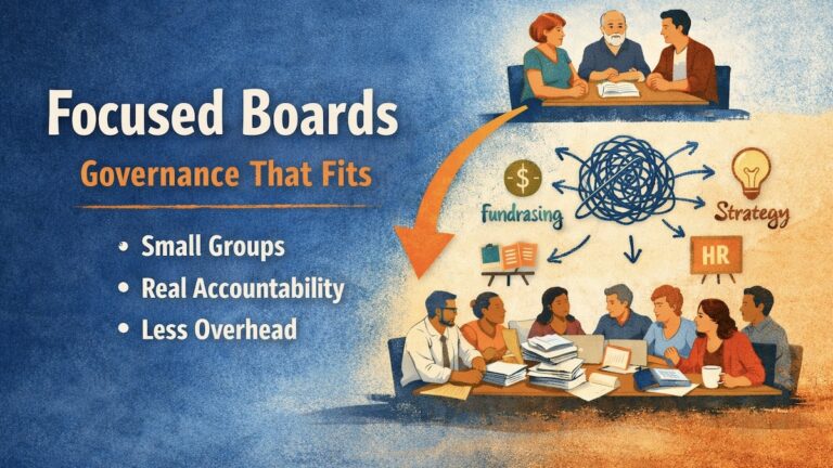 Most small organizations don’t need bigger boards; they need lighter ones that match how work actually happens.