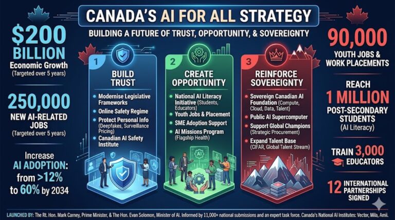 How will Canada’s new "AI for All" strategy impact tech jobs and industry productivity? Get the breakdown of the federal government’s $200B investment.