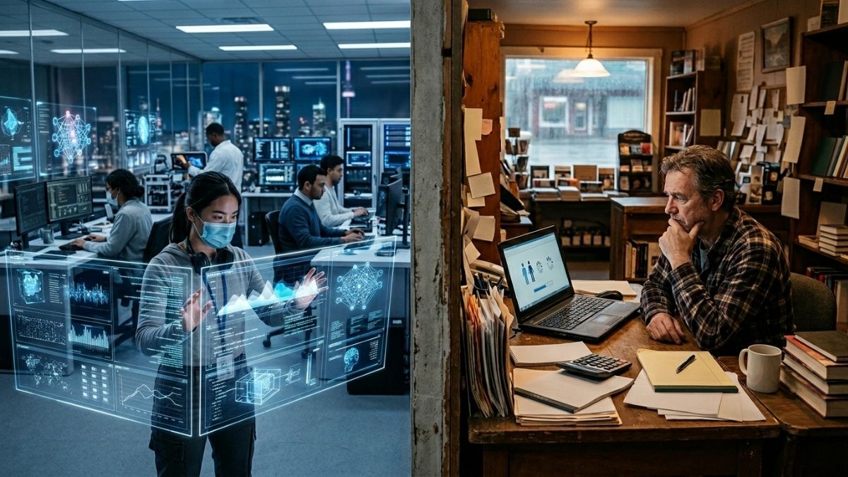 New federal data reveals a stark economic paradox: Canada is a global leader in building AI, but ranks almost last in using it.
