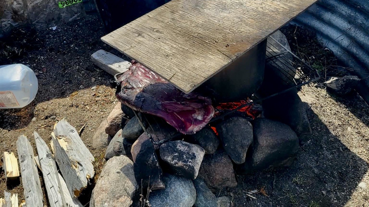 Cooking caribou over an open fire creates moments of connection that strengthen family ties and keep cultural traditions alive.