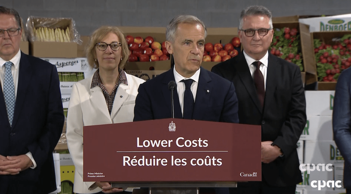 Prime Minister Mark Carney introduces a historic $3B food strategy to increase grocery competition, upgrade processing, and reduce foreign supply reliance.