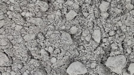This is our dried and smashed up wild clay that we are now going to turn into powder.