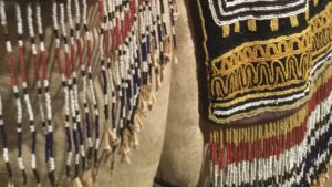 Look at the hundreds of caribou teeth and the thousands of beads and imagine the amount of work this took.