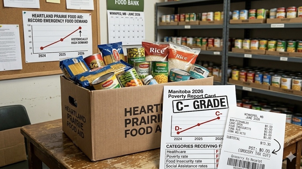 Modest legislative strides pulled Manitoba out of the D-range, but policy gaps in rental assistance and northern food security continue to trap households.