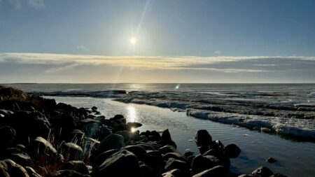 The shores of Hudson Bay. This is where many of the projects that shaped our work today started. Happy Nunavut Day! Photo: Tony Eetak